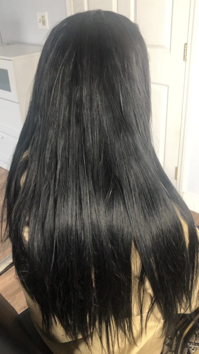 Long straight microlink tracks from behind